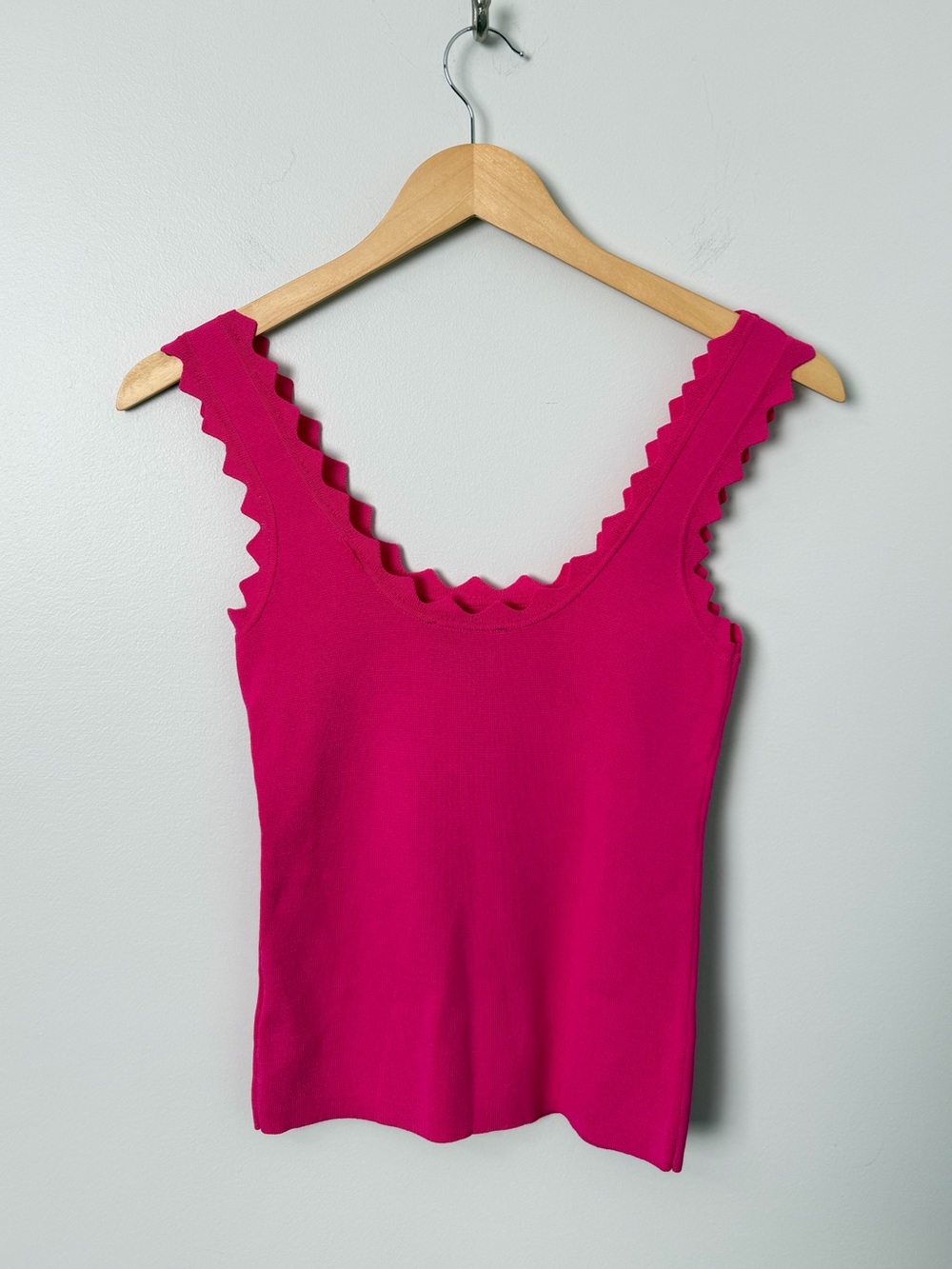 Tuckernuck Hot Pink Ric Rac Compression Tank - Picture 4 of 8
